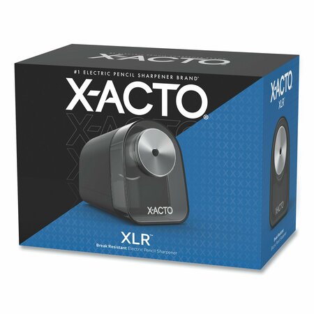 X-Acto XLR Office Electric Pencil Sharpener, AC-Powered, Charcoal Black 1818X